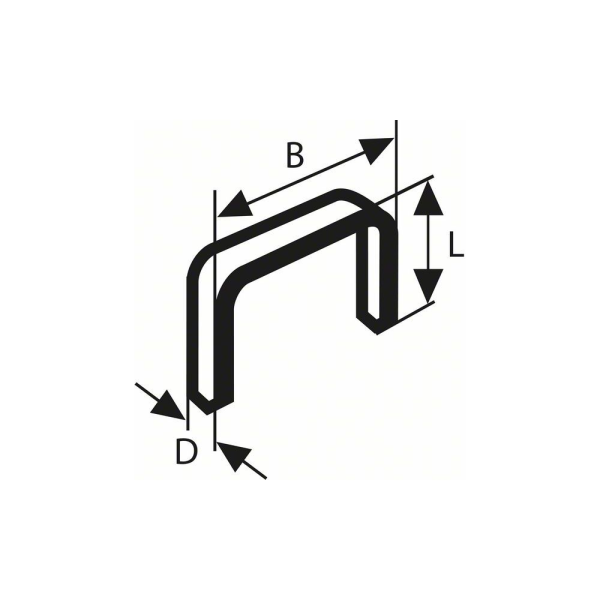 Bosch Flachdrahtklammer Typ 57 #2609200230