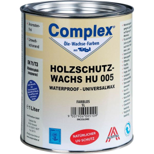 COMPLEX HOLZSCHUTZWACHS HU 005 - 1 Liter Dose - Farblos