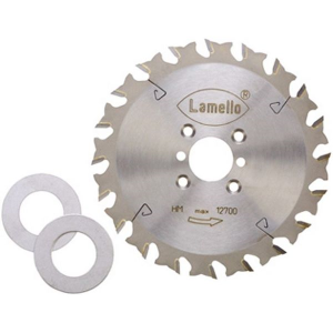 Lamello Sägeblatt  für 3S Pa, HW, Ø120x2.4xØ22 mm, Z20, NL 6, inkl. Distanzscheiben #132312