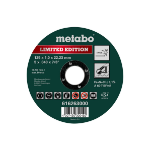 Metabo Limited Edition 125x1,0x22,23 Inox