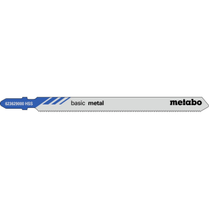 Metabo 5 Stichsägeblätter basic metal 106/ 1,2 mm, HSS #623629000 