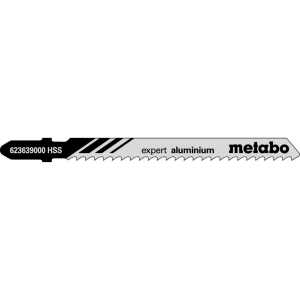 Metabo 5 Stichsägeblätter expert aluminium 74/ 3,0 mm, HSS #623639000 