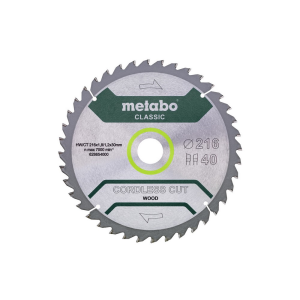 Metabo CordlessCutClassic 216x30 40WZ 5° / B