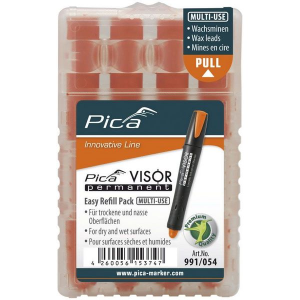 Pica VISOR permanent Ersatzminen-Sets, fluo-orange #991/054