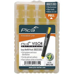 Pica VISOR permanent Ersatzminen-Sets, gelb #991/44