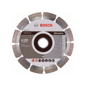 Bosch Diamanttrennscheibe Standard for Abrasive, 150 x 22,23 x 2 x 10 mm #2608602617