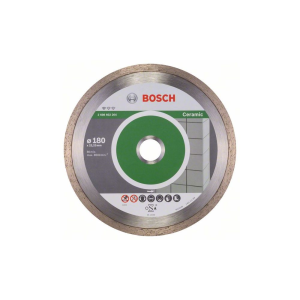 Bosch Diamanttrennscheibe Standard for Ceramic, 180 x 22,23 x 1,6 x 7 mm, 1er-Pack #2608602204