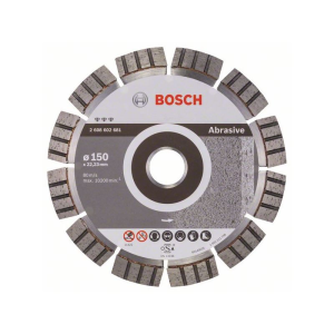 Bosch Diamanttrennscheibe Best for Abrasive, 150 x 22,23 x 2,4 x 12 mm #2608602681