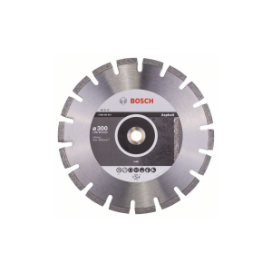 Bosch Diamanttrennscheibe Standard for Asphalt, 300 x 20,00/25,40 x 2,8 x 8 mm #2608602624