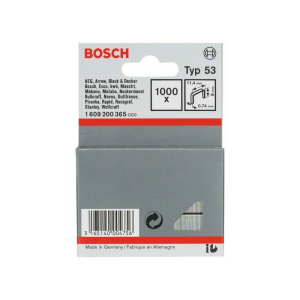 Bosch Feindrahtklammer Typ 53, 11,4 x 0,74 x 8 mm, 1000er-Pack #1609200365