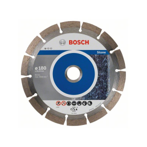 Bosch Diamanttrennscheibe Standard for Stone, 180 x 22,23 x 2 x 10 mm, 10er-Pack #2608603237