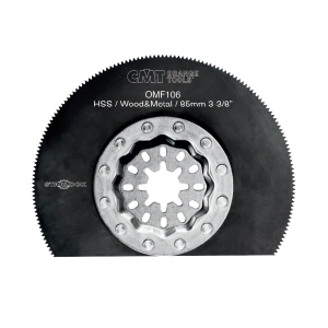CMT Starlock Riff-Radialsägeblatt HSS, für Holz & Metall - 85 mm, Set 5 St. #C-OMF106-X5