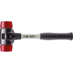 Halder SIMPLEX-Schonhammer, mit verstärktem Stahlgussgehäuse und Fiberglasstiel D=40 mm # 3706.040