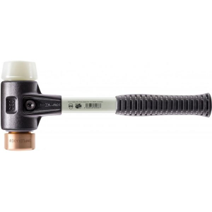Halder SIMPLEX-Schonhammer, mit verstärktem Stahlgussgehäuse und Fiberglasstiel D=40 mm # 3748.040