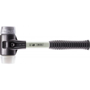 Halder SIMPLEX-Schonhammer, mit verstärktem Stahlgussgehäuse und Fiberglasstiel D=60 mm # 3779.060