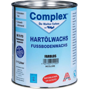 COMPLEX HARTÖLWACHS - 1 Liter Dose - Naturweiss