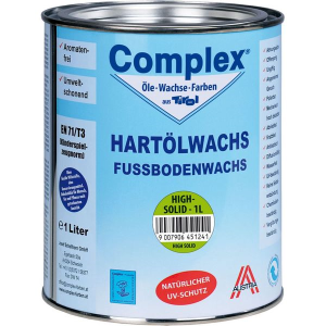 COMPLEX HARTÖLWACHS HIGH SOLID - 25 Liter Hobbock - Farblos