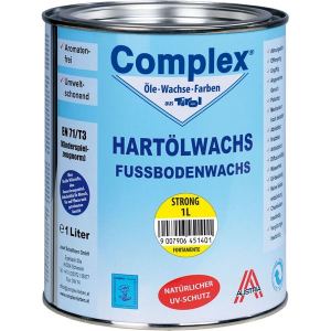 COMPLEX HARTÖLWACHS STRONG - 5 Liter Dose - Farblos