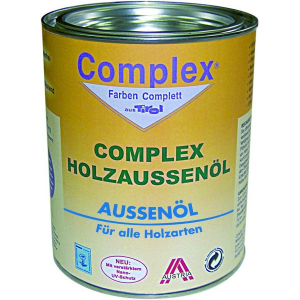 COMPLEX HOLZAUSSENÖL - 1 Liter Dose - Sonnenton
