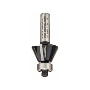Bosch Laminat-Bündigfräser, 8 mm, D1 23,7 mm, B 5,5 mm, L 12 mm, G 54 mm, 25° #2608628351