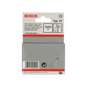 Bosch Tackernagel Typ 47, 1,8 x 1,27 x 28 mm, 1000er-Pack #1609200380