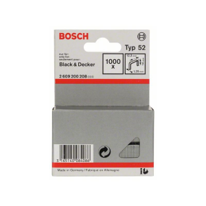 Bosch Flachdrahtklammer Typ 52, 12,3 x 1,25 x 14 mm, 1000er-Pack #2609200208