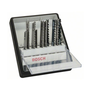 Bosch 10-tlg. Stichsägeblatt-Set Wood, Robust Line, T-Schaft #2607010540