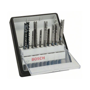 Bosch 10-tlg. Stichsägeblatt-Set Wood and Metal, Robust Line, T-Schaft #2607010542