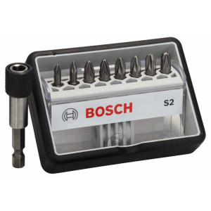 Bosch 8+1-tlg. Schrauberbit-Set, Robust Line, S PZ, Extra Hard-Ausführung #2607002561