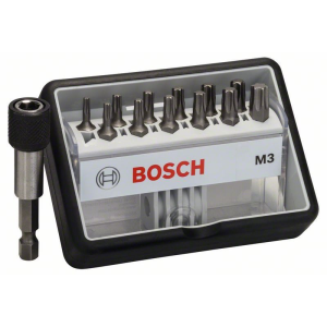 Bosch 12+1-tlg. Schrauberbit-Set, Robust Line, M T, Extra Hard-Ausführung #2607002565