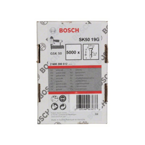 Bosch Senkkopf-Stift SK50 19G, 1,2 mm, 19 mm, verzinkt, 5000er-Pack #2608200512