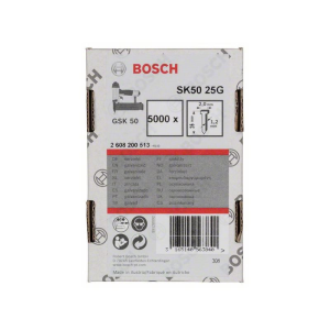 Bosch Senkkopf-Stift SK50 25G, 1,2 mm, 25 mm, verzinkt, 5000er-Pack #2608200513