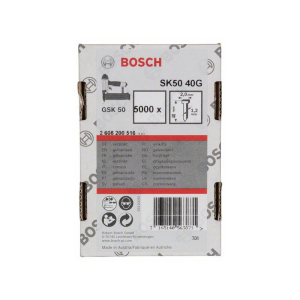 Bosch Senkkopf-Stift SK50 40G, 1,2 mm, 40 mm, verzinkt, 5000er-Pack #2608200516