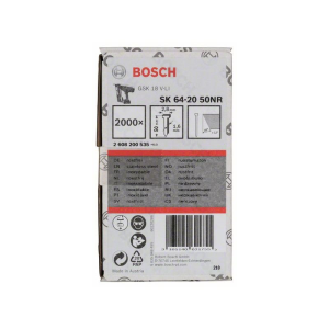 Bosch Senkkopf-Stift SK64 20NR, 50 mm Edelstahl, 2000 Stk. #2608200535