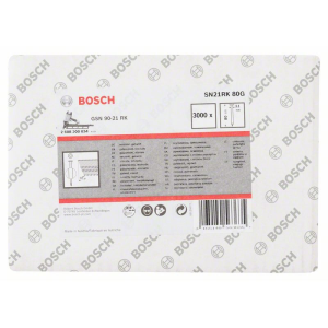 Bosch Rundkopf-Streifennagel SN21RK 80G 3,1 mm, 80 mm, verzinkt, glatt, 3000er-Pack #2608200034