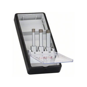 Bosch Diamanttrockenbohrer-Set Robust Line Easy Dry Best for Ceramic, 3-teilig, 6-10mm #2608587145