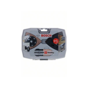 Bosch Starlock Schleifset AVZ 93 G/90 RT6/32 RT4, Wood & Paint Schleifpapier (3x) #2608664133