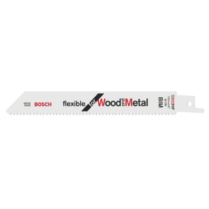 Bosch Säbelsägeblatt S 922 HF, Flexible for Wood and Metal, 100er-Pack, 150 mm #2608656320