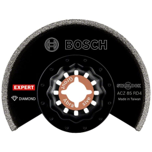 Bosch EXPERT Grout Segment Blade ACZ 85 RD4 Blatt für Multifunktionswerkzeuge, 85 mm #2608900034
