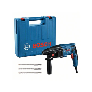 Bosch Bohrhammer mit SDS plus GBH 2-21 mit 1x Bohrer SDS plus 6/8/10 mm #06112A6002