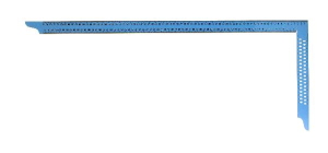 Hedue Zimmermannswinkel hedue ZY 800 mm mit mm-Skala und Anreißlöcher SB (blau) #Y282-SB