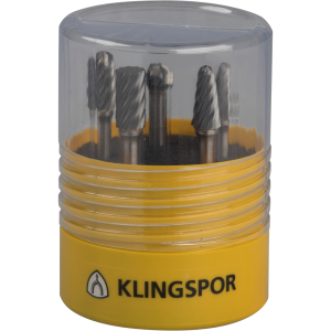 Klingspor HF100INOX Fräser/Kernbohrer/ Set, 9,6 x 6 mm Spezialverzahnung Inox #334221