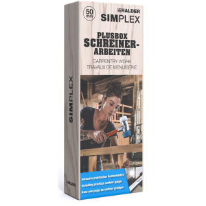 Halder SIMPLEX Aktionsbox Schreiner PLUSBOX 3117.051 + Konturenlehre 3117.S004