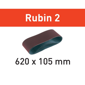 Festool Schleifband L620X105-P80 RU2/10 Rubin 2 #499151