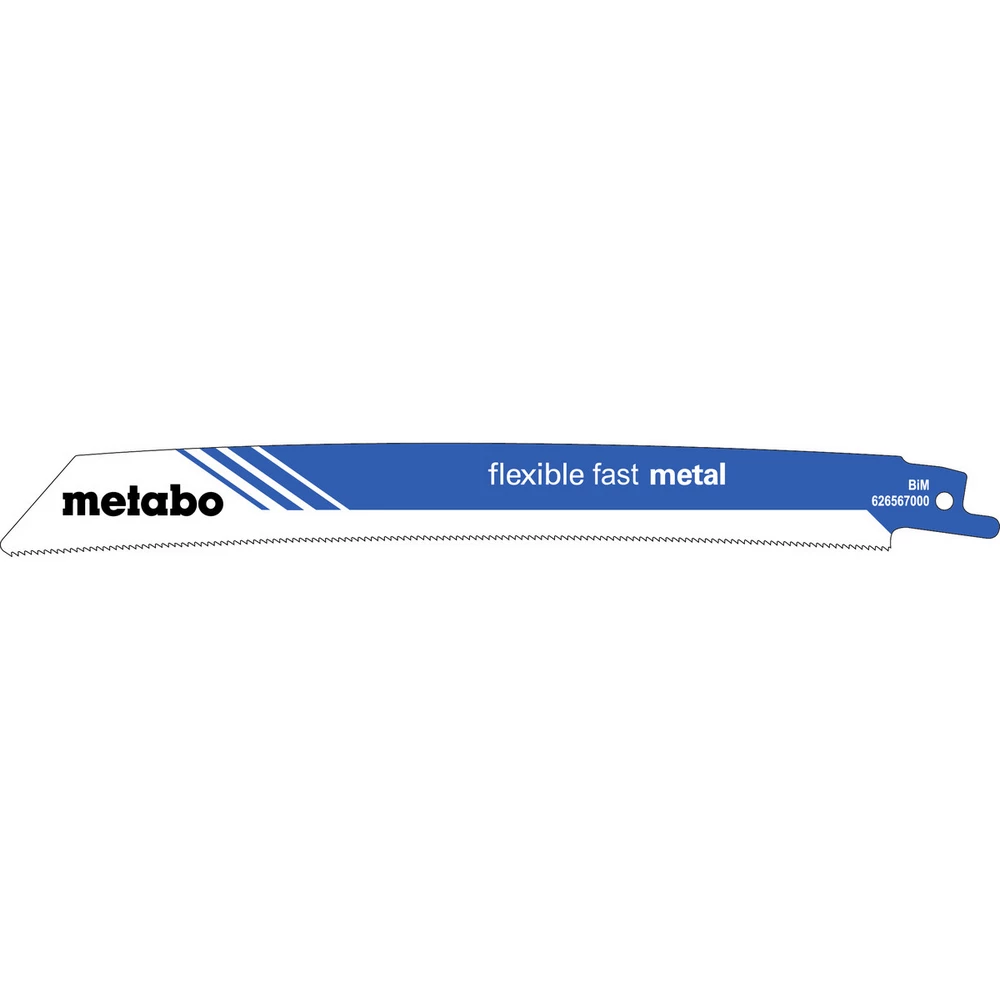 Metabo 5 Säbelsägeblätter flexible fast metal 225 x 0,9 mm, BiM, 1,4mm/18TPI #626567000 