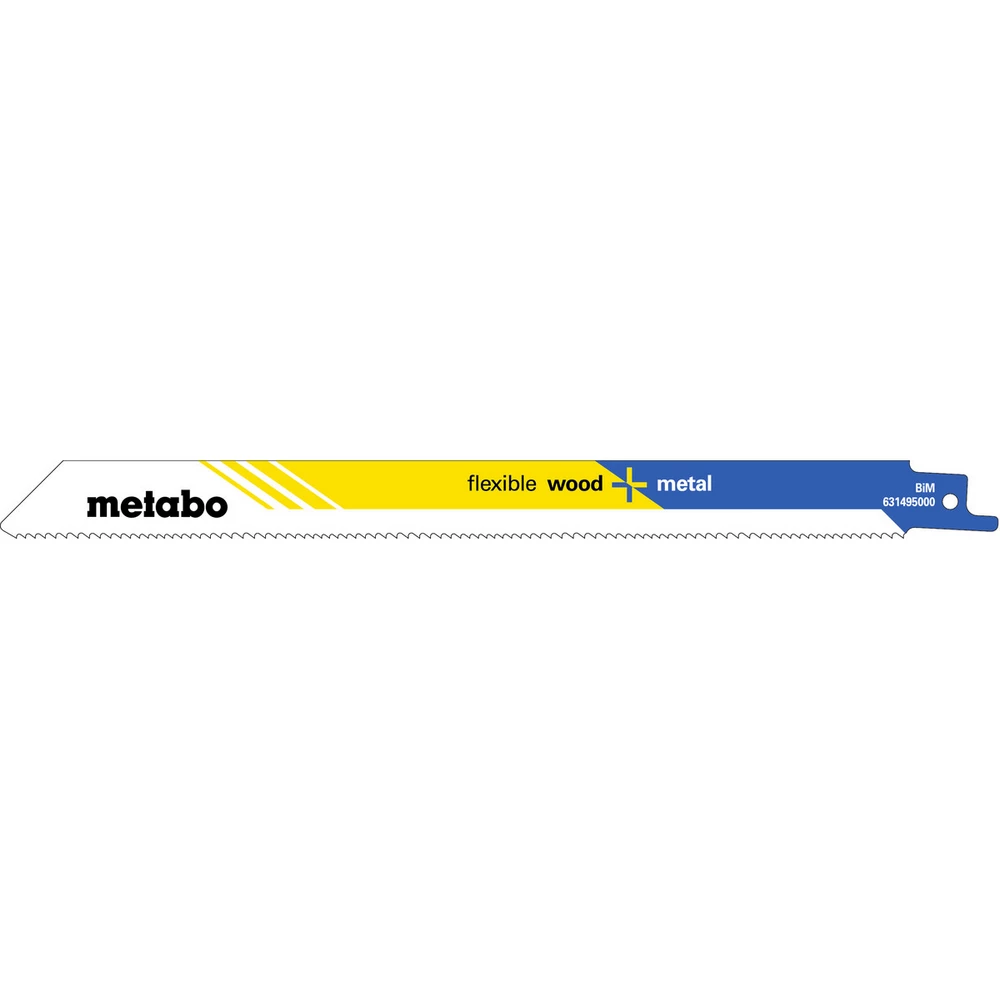 Metabo 25 Säbelsägeblätter flexible wood + metal 225 x 0,9 mm, BiM, 1,8-2,6 mm/ 10-14 TPI #62824700