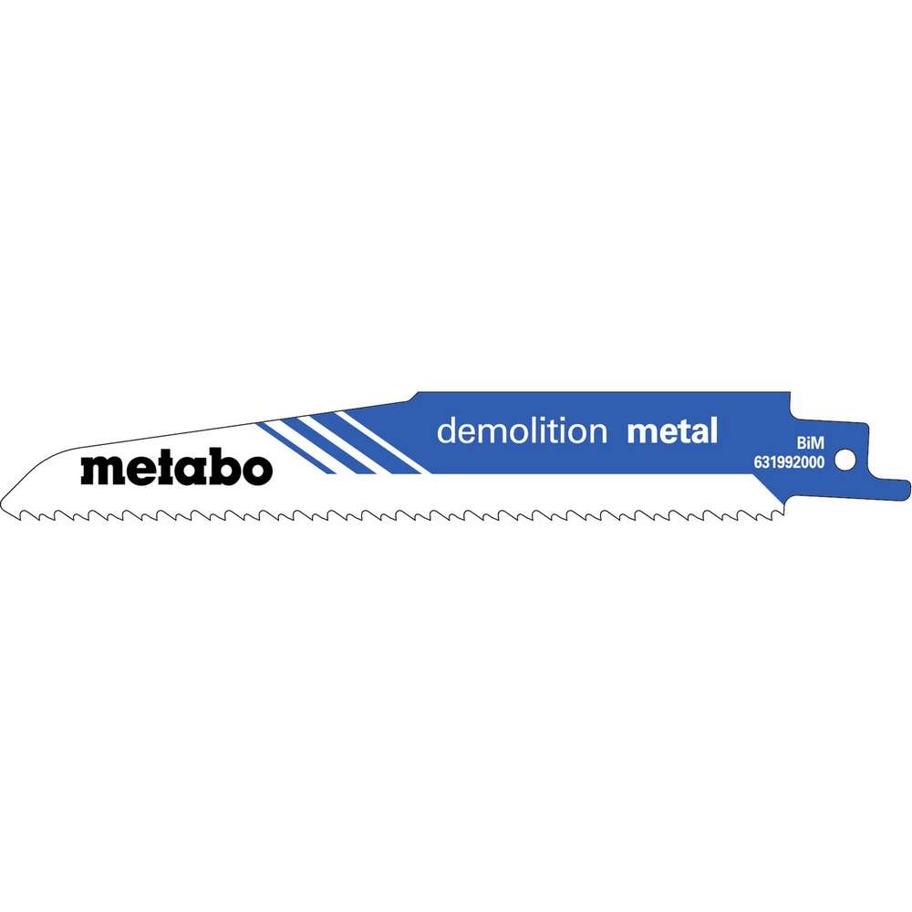 Metabo 5 Säbelsägeblätter demolition metal 150 x 1,6 mm, BiM, 2,5+3,2 mm/ 8+10 TPI #631992000 