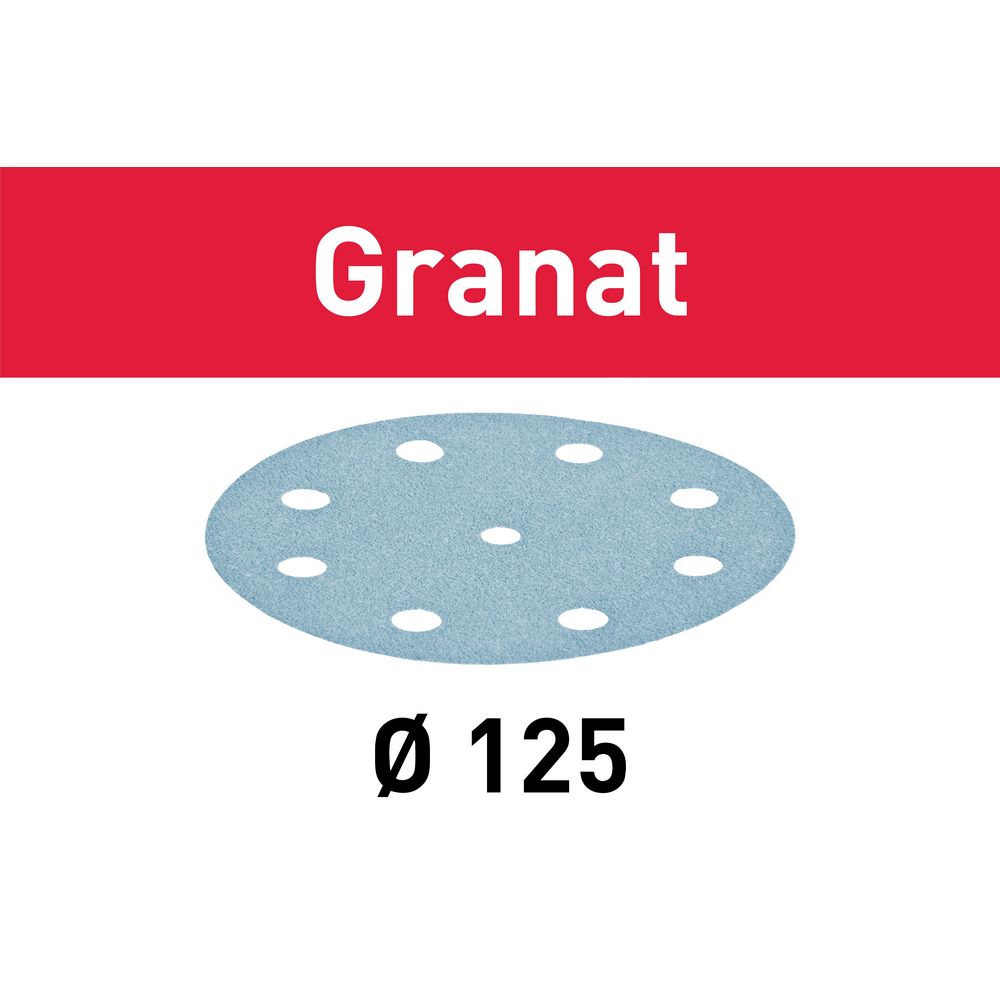 Festool Schleifscheibe STF D125/8 P220 GR/10 Granat #578165